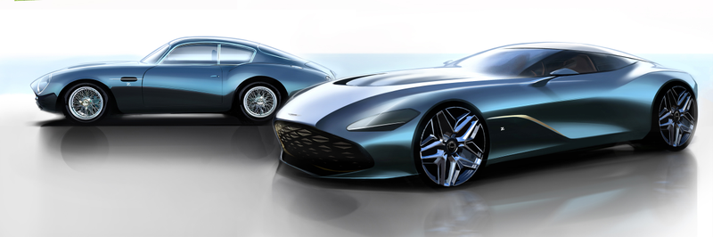 Illustration for article titled The Aston Martin DBS GT Zagato Rendering Looks Like a Sleek Fish
